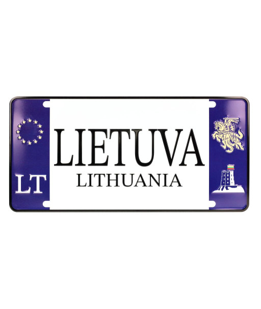 Suvenyrinis automobilio numerio ženklas Lietuva